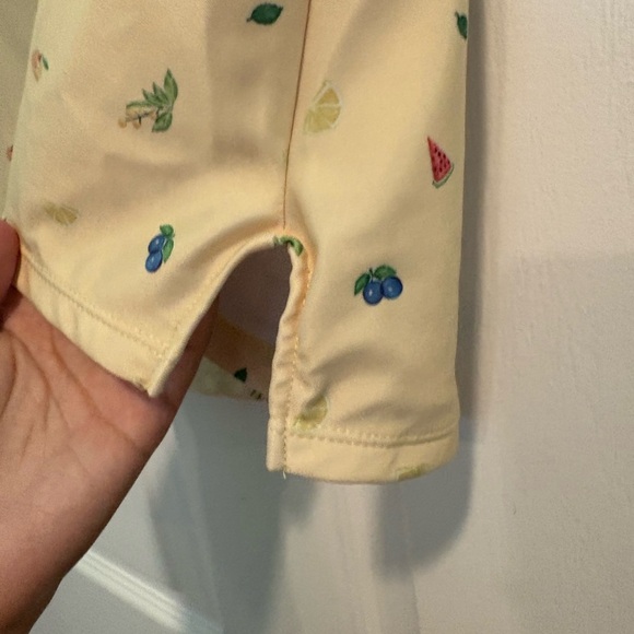 Evry Jewels Cream Mini Swimming Skirt with Colorful Fruit Patterns - Picture 4 of 5